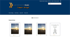 Desktop Screenshot of lanejohnsonmusic.com